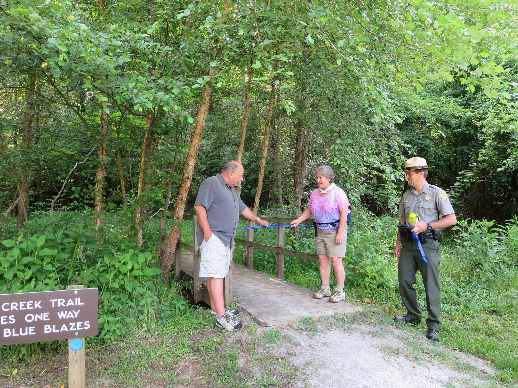 Horne Creek Trail Dedication.