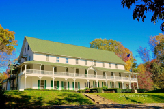 Vade Mecum Hotel circa 1902 at Hanging Rock State Park, photo by Johannah H. Stern