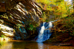 Lower Cascade Fall in Hanging Rock State Park. Photo by Johannah H. Stern.