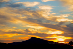 Sunset over Sauratown